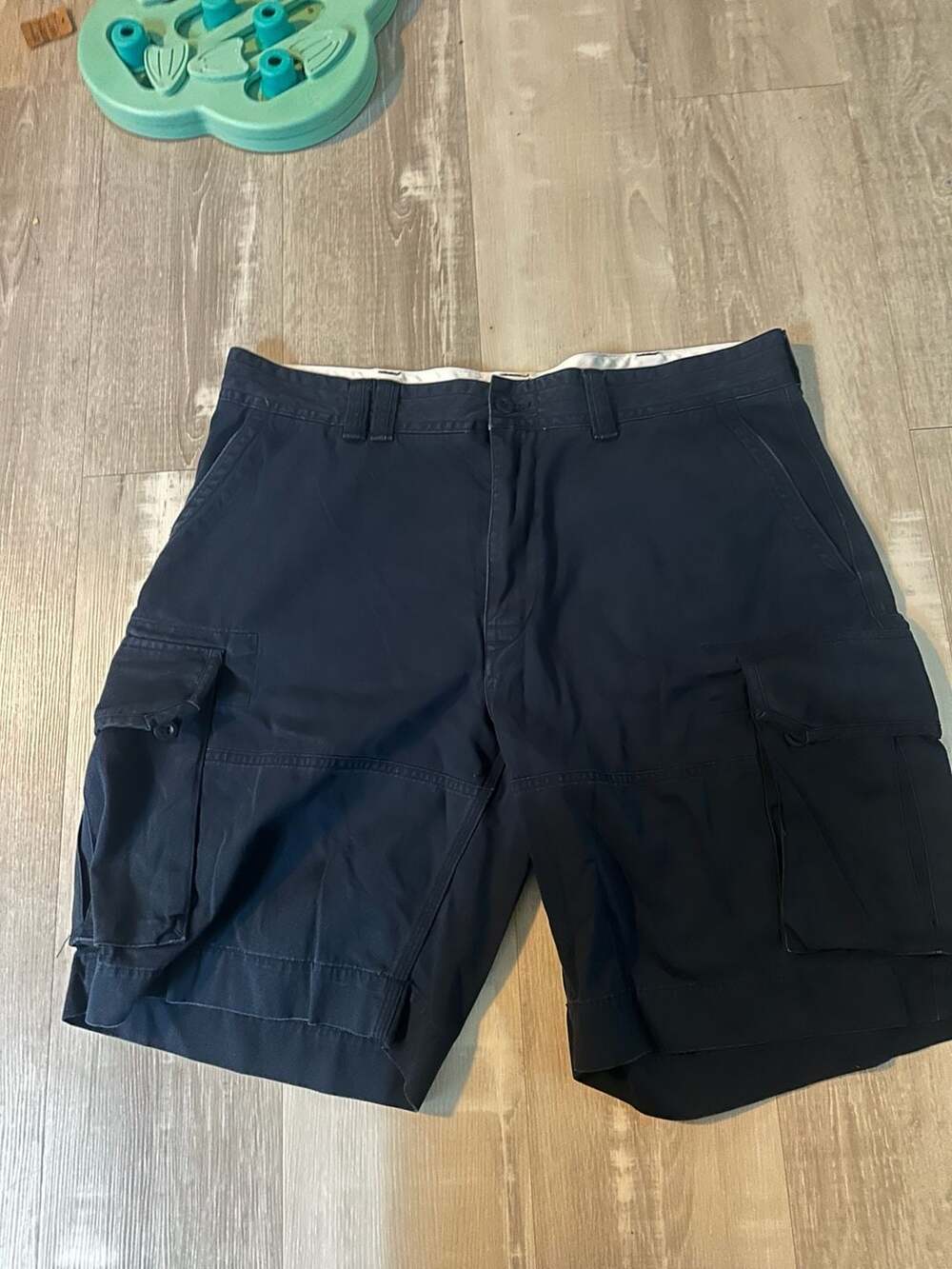 Polo Ralph Lauren Men's Navy Blue Cotton Classic Polo Chino Cargo Shorts Size 38